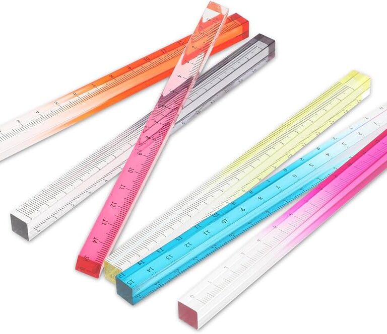 خط کش پلکسی گلاس (خطکش با روکش آکریلیک)